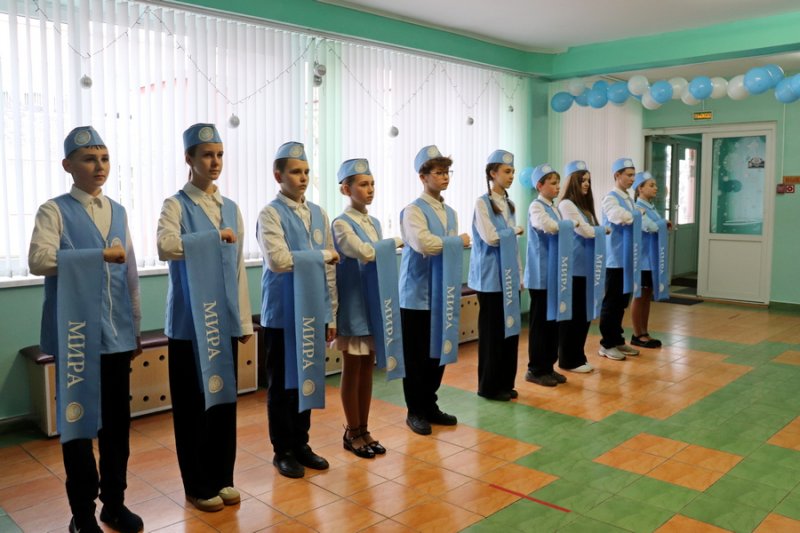 Князевской средней школе присвоен статус Школа мира